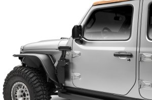 Jeep Wrangler JLU Jack Mount - Front - Go Rhino - Textured Black - `18-`24 Jeep Wrangler JLU Jack Mount - Front - Go Rhino - Textured Black - `18-`24